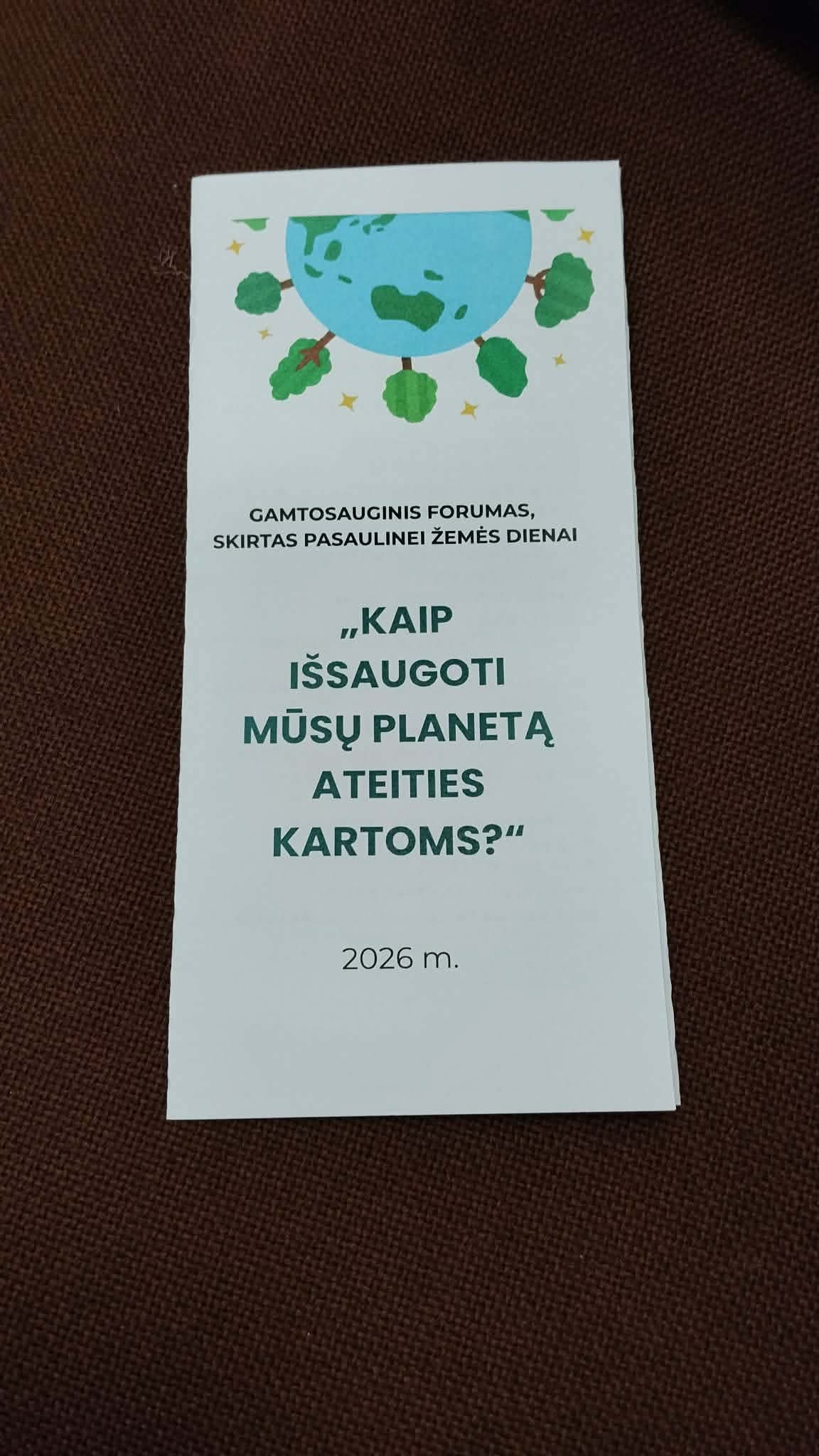 🌍 Kovo 20 d. – Žemės diena🌱